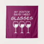 Tenture I need glasses (Devant)