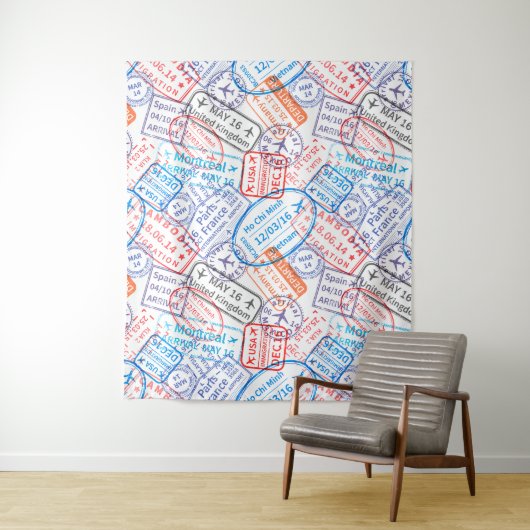 Tenture Icône Voyage (En situation)