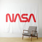 Tenture Iconique NASA Circa 88" x 104" Rocket White (En situation (horizontale))