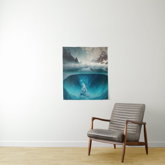 Tenture Icy Mountain View (En situation)