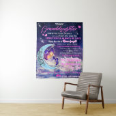 Tenture Idée cadeau d'anniversaire papillons pour ma petit (En situation)