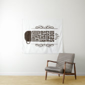 Tenture Idées Après Café, Lettres Typographiques Branchées (En situation (horizontale))