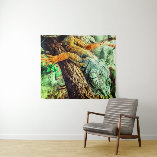 Tenture Iguana (En situation (horizontale))