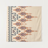 Tenture Ikat ethnie abstrait bel art. Ikat sans soudure (Devant (Horizontal))