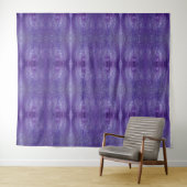 Tenture Ikat pourpre 6 (En situation (horizontale))