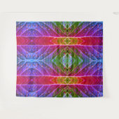 Tenture Ikat rouge et vert (Devant (Horizontal))