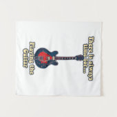 Tenture Il est toujours temps de jouer de la guitare (Devant (Horizontal))