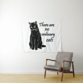 Tenture Il N'Y A Pas De Chats Ordinaires (En situation (horizontale))