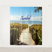 Tenture Île de Sanibel Floride Plage Océan (Devant)