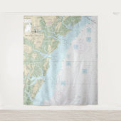 Tenture Ile de Tybee à Doboy Sound Graphique nautique 1150 (Devant)