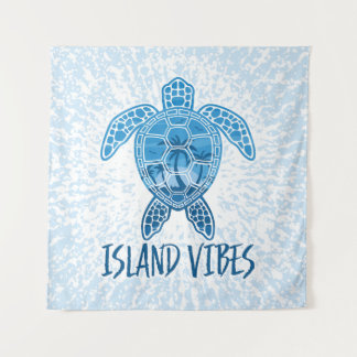 Tenture Ile Vibes Tropical Coucher de soleil Design de tor