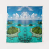 Tenture "Îles de la Tranquillité : Archipel tropical (Devant)