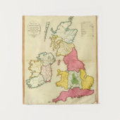 Tenture Îles simples des Anglais de carte (Devant)