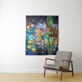 Tenture Illuminated Blooming Lotus Flower (En situation)