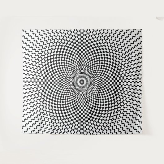 Tenture Illusion optique (Devant (Horizontal))