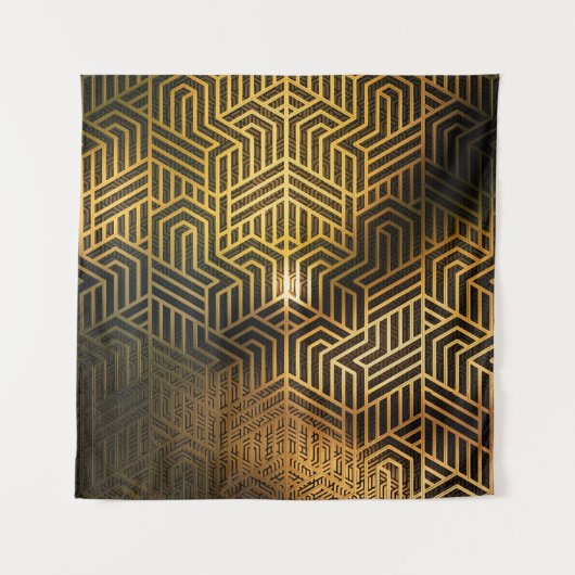 Tenture Illustration 3D Art Déco, fond d'écran publicitair (Devant)