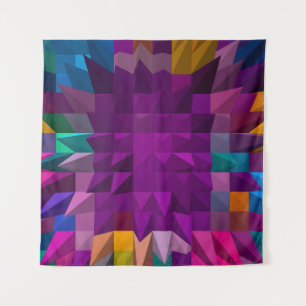 Tenture Illustration 3D ou motif 3D Mosaic color Patte