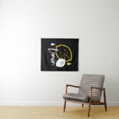 Tenture Illustration Abstraite au citron - Art des agrumes (En situation (horizontale))