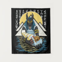 Illustration Anubis du dieu égyptien antique