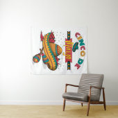 Tenture Illustration Cinco De Mayo, 1/2 (En situation (horizontale))