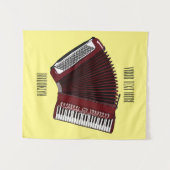 Tenture Illustration d'accordion (Devant (Horizontal))