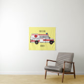 Tenture Illustration d'ambulance (En situation (horizontale))