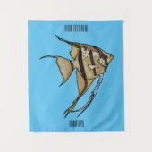 Tenture Illustration d'angelfish (Devant)