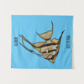 Tenture Illustration d'angelfish (Devant (Horizontal))