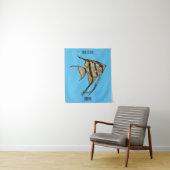 Tenture Illustration d'angelfish (En situation)