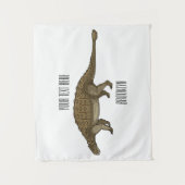 Tenture Illustration d'Ankylosaurus (Devant)