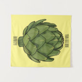 Tenture Illustration d'artiste (Devant (Horizontal))