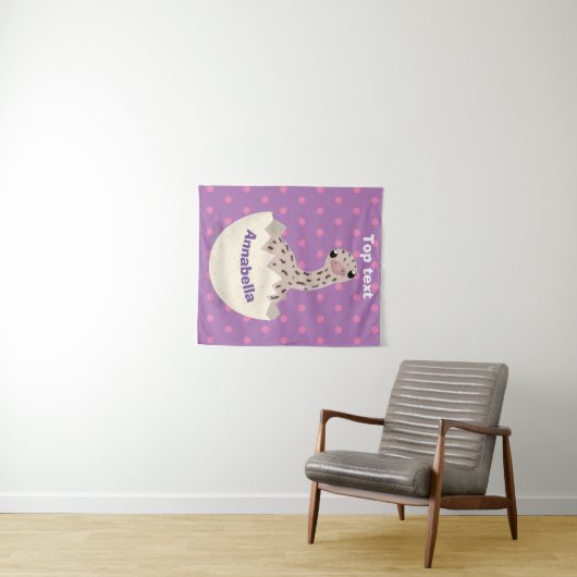 Tenture Illustration d'autruche pour bébé à couver mignon (En situation (horizontale))