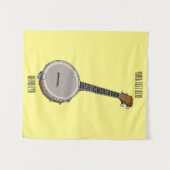 Tenture Illustration de Banjo (Devant (Horizontal))