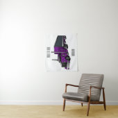 Tenture Illustration de camion semi-remorque (En situation)