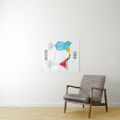 Tenture Illustration de cocktail (En situation (horizontale))