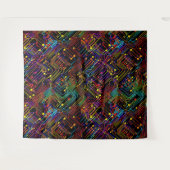 Tenture Illustration de conception de carte de circuit (Devant (Horizontal))