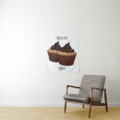 Tenture Illustration de Cupcake (En situation)
