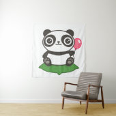 Tenture Illustration de Cute Panda (En situation)