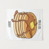 Tenture Illustration de dessin animé de Pancake (Devant (Horizontal))