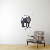 Tenture Illustration de dessin animé Mandrill (En situation)