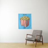 Tenture Illustration de dessin animé Popcorn (En situation)