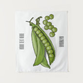 Tenture Illustration de dessin de pois (Devant)