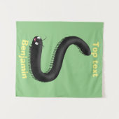 Tenture Illustration de dessin mignon millipede (Devant (Horizontal))