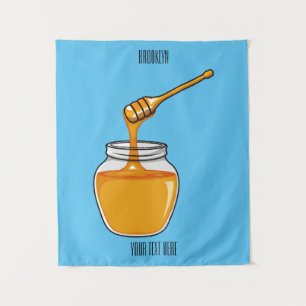 Tenture Illustration de dessin sur le miel