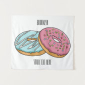 Tenture Illustration de Donut (Devant (Horizontal))