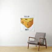 Tenture Illustration de fromage (En situation)