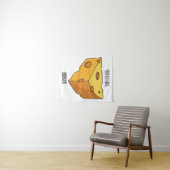 Tenture Illustration de fromage (En situation (horizontale))