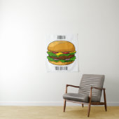 Tenture Illustration de Hamburger (En situation)