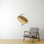 Tenture Illustration de Hot dog (En situation)