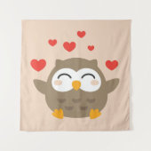 Tenture Illustration de I Owl You (Devant)